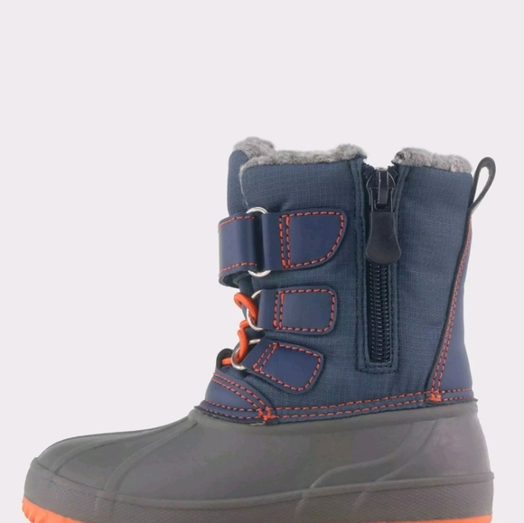 Toddler Boys Blue/gray Bastien Winter BOOTS by Cat - Picture 6 of 6